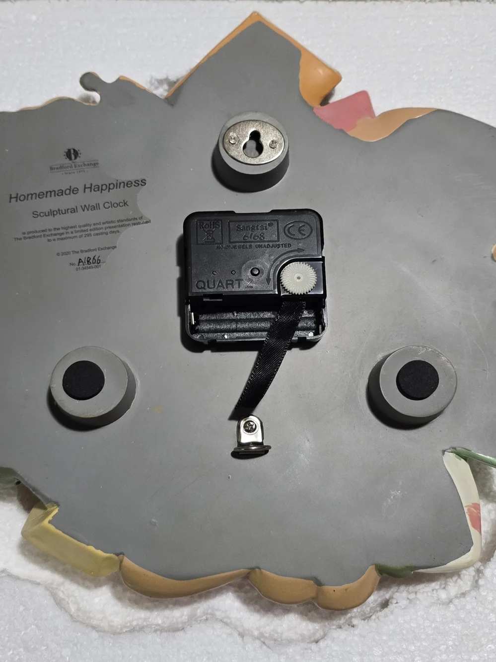 Bradford Exchange Homemade Happiness Wall Clock